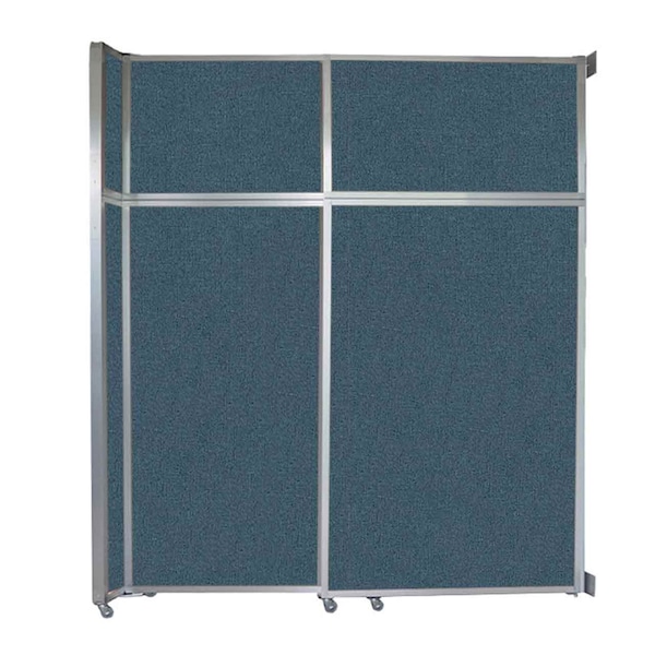 Operable Wall Sliding Room Divider 6'10" x 8'5-1/4" Caribbean Fabric